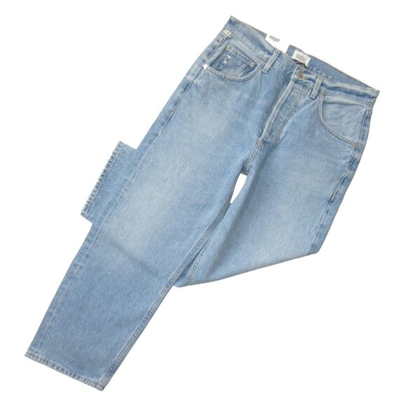 NWT Citizens Of Humanity Dahlia Bow Leg Baby Roll in Ribbon Rigid Jeans 29 - Picture 1 of 13